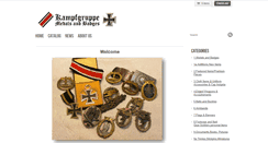 Desktop Screenshot of kampfgruppemedals.com